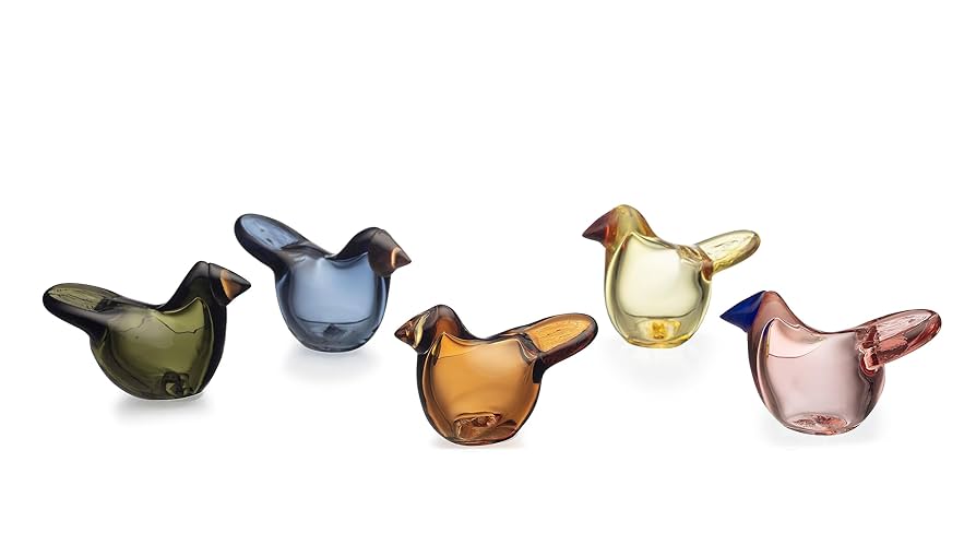 置物 ittala Birds Iittala Birds, Blue & Pink, One Size : Amazon.ca: Home